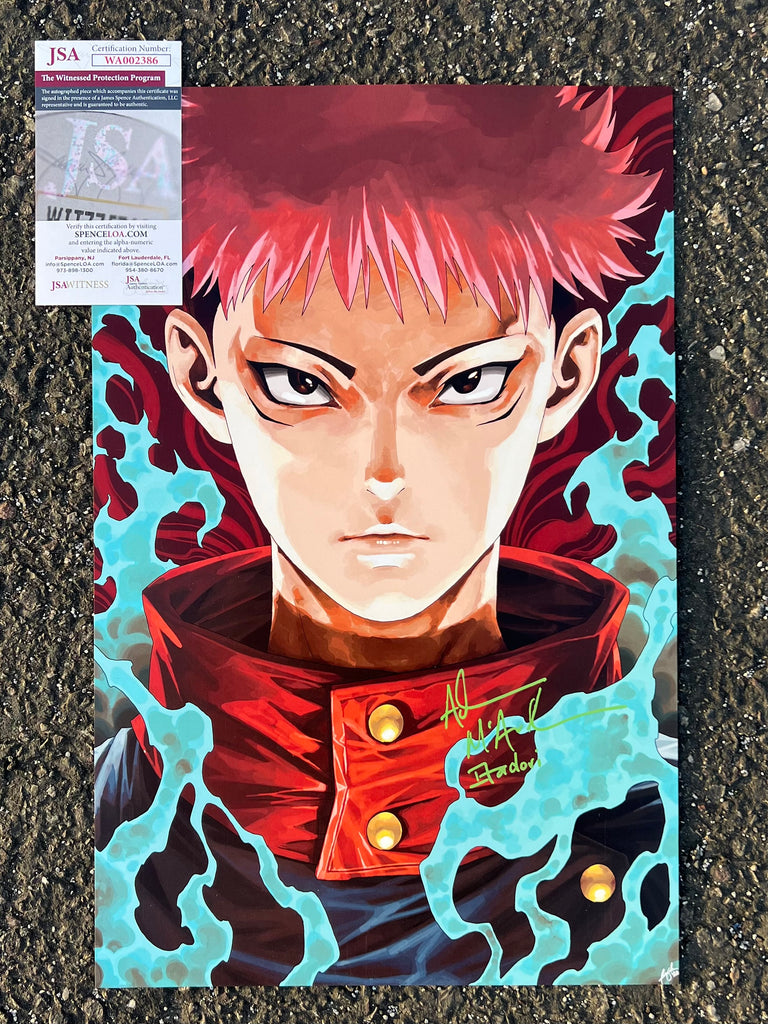 Jujutsu Kaisen 8x10 Photo Cast x2 Signed McArthur Tang JSA COA Certified  Autograph